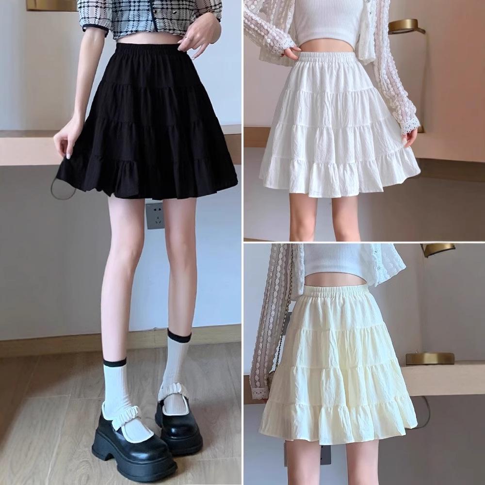 

Women s High Waist Black A-line Midi Skirt - Spring 2025 Slimming Design S