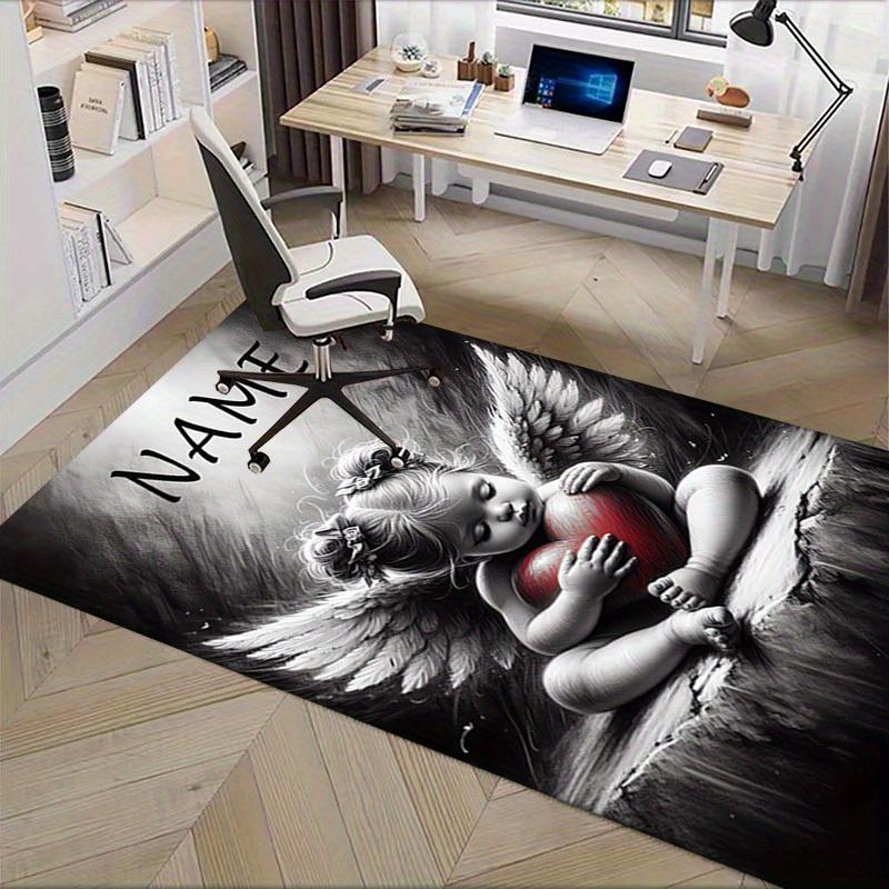 Angel, Heart, Innocence Office Carpet Soft Polyester Entrance Carpet Washable Non slip Machine Washa