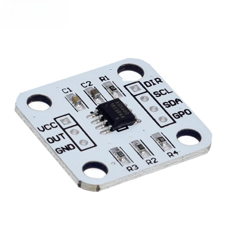 AS5600 magnetic encoder magnetic induction angle measurement sensor module 12bit high precision