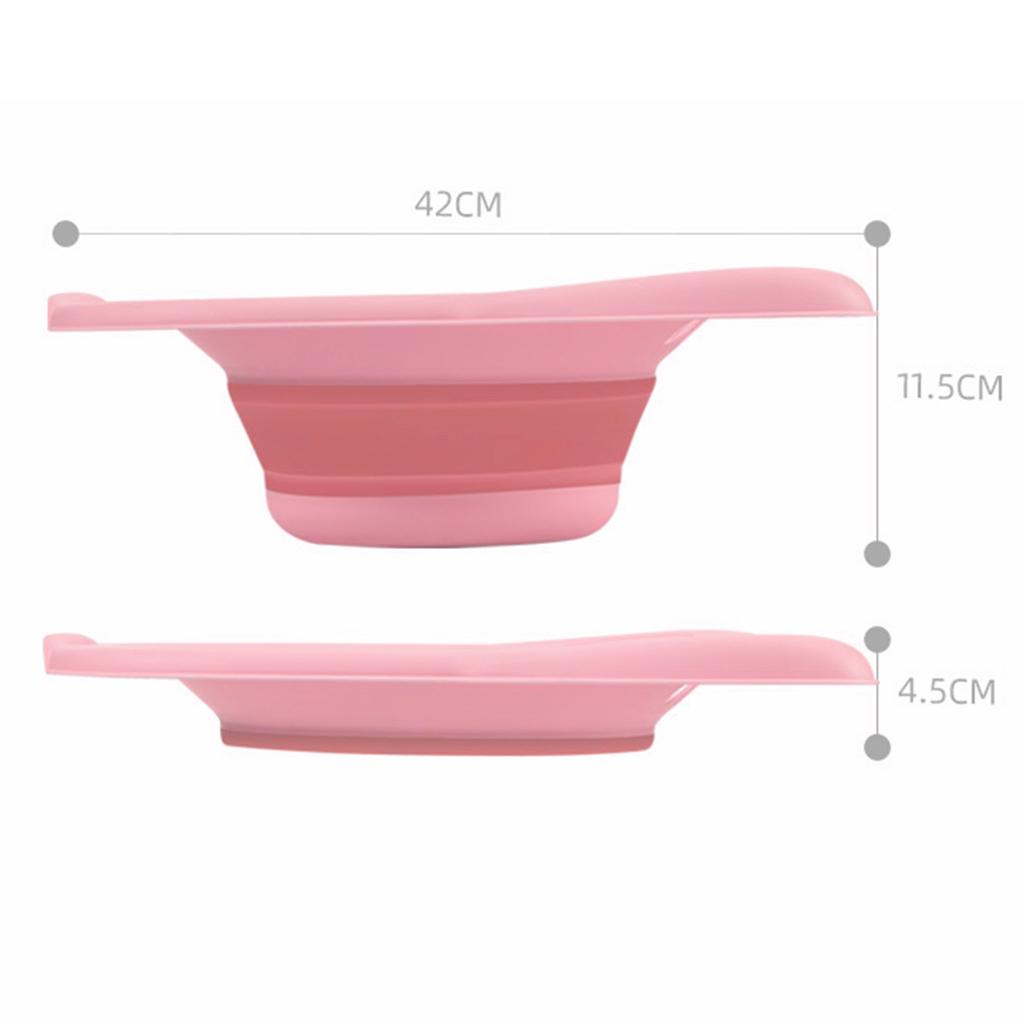 Bath for Toilet Seat Soaking Seat with Hanging Hole Hip Basin Toilet Tub for Elderly