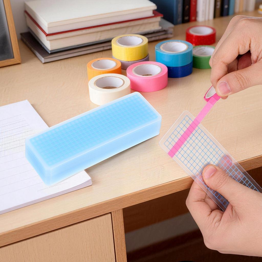 40Pcs Washi Tape Sample Boards Plastic Organizer Large Capacity Office School Home Storage Holder Washi Tape Organizer