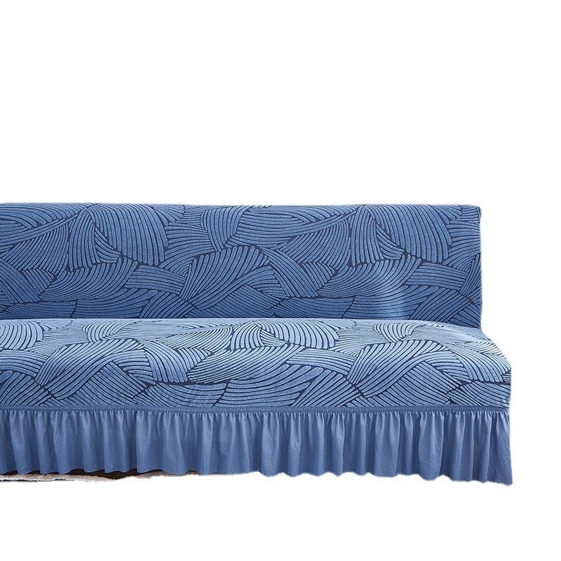 Amazon Versiune Engleză Canapea Pat Fără Brațe Fustă Cationic Iarnă Îngroșat Husă Canapea