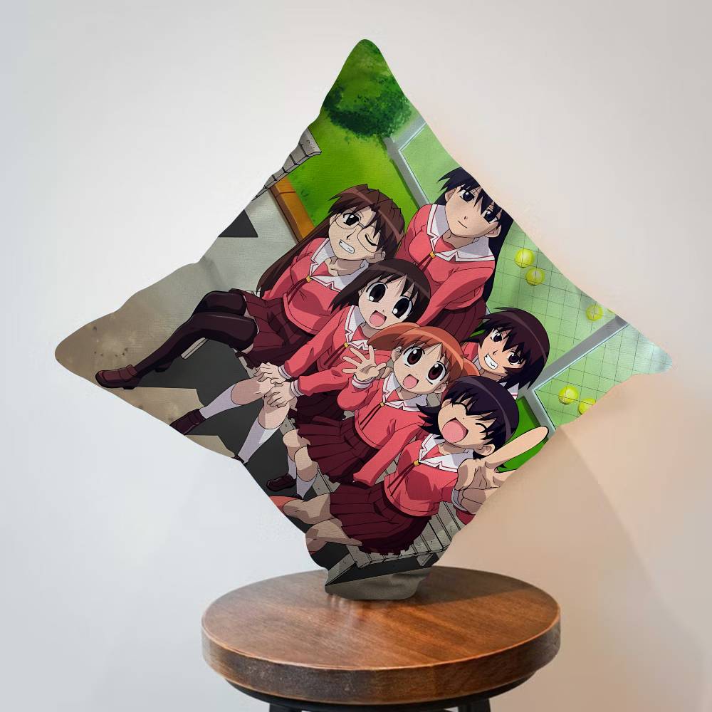Azumanga Daioh Cushion Cover Inches Farmhouse Decor Home Throw Pillow Covers for Couch Decorations
