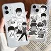 10/30/70pcs Mob Psycho 100 Black White Manga Stickers Cool Cartoon Anime Sticker Water Bottle Guitar Phone Bike Decals