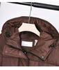 Women's Korean Style Hooded Petite Down Jacket - Short, Solid Color, Cold-Proof Coat for New Year