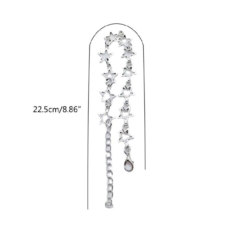 Hollow Five-pointed Star Bracelet Fashion Charm Chain Bracelet Statement Jewelry