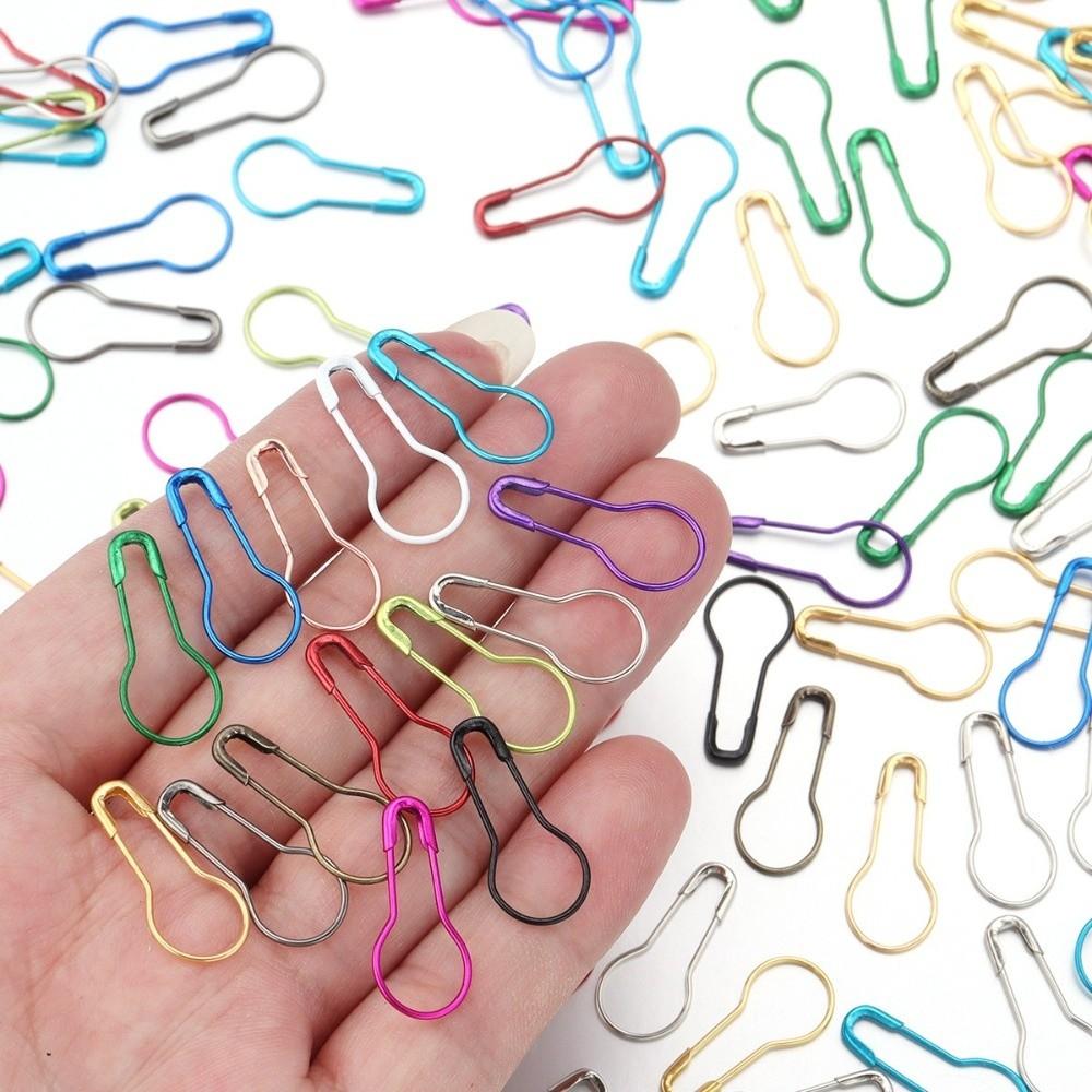 200pcs Locking Marker Safety Pin Multicolor Tag Clips Rust-Resistant Marker Tag Clips Craft Making