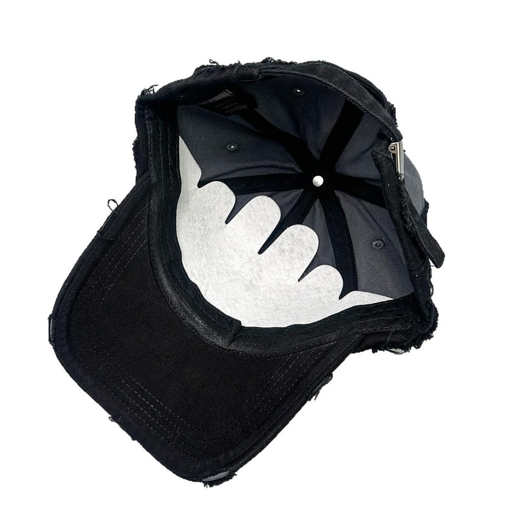 Spring And Summer Retro Personalized Letter Embroidery Baseball Cap Men And Women Sunshade Niche Hole Wind Street Cap