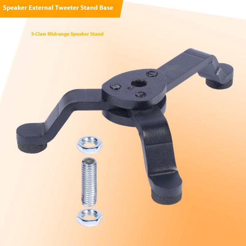 Adjustable Tripods Speaker Stand For Bookshelfs Speakers And Tweeters With AntiVibration Base