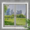 Velcro Mosquito Proof Screen Curtain: Easy-Care, No-Punch, Self-Adhesive Window Net for Ventilation