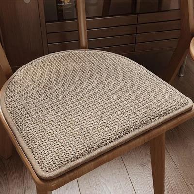 Cotton Linen Dining Chair Cushion Durable Buttock Seat Pad Chair Seat Cushion For Dining & Office