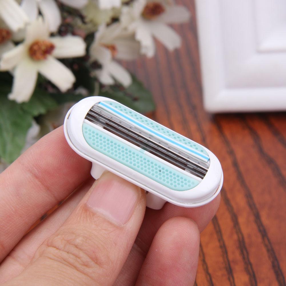 4-20PCS Women Razor Blades 3-Layer Safety Blade Shaver Head Hair Remover Replacement Head Female Shaving Blades for Venus Razor