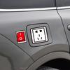 1Pc Funny Power Switch Socket Stickers, Waterproof Vinyl Decals, Creative Decor for Car and Laptop