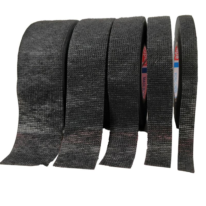 Fita adesiva Coroplast de pano resistente ao calor e retardante de chamas de 15 metros para proteção de chicote de cabos de carro