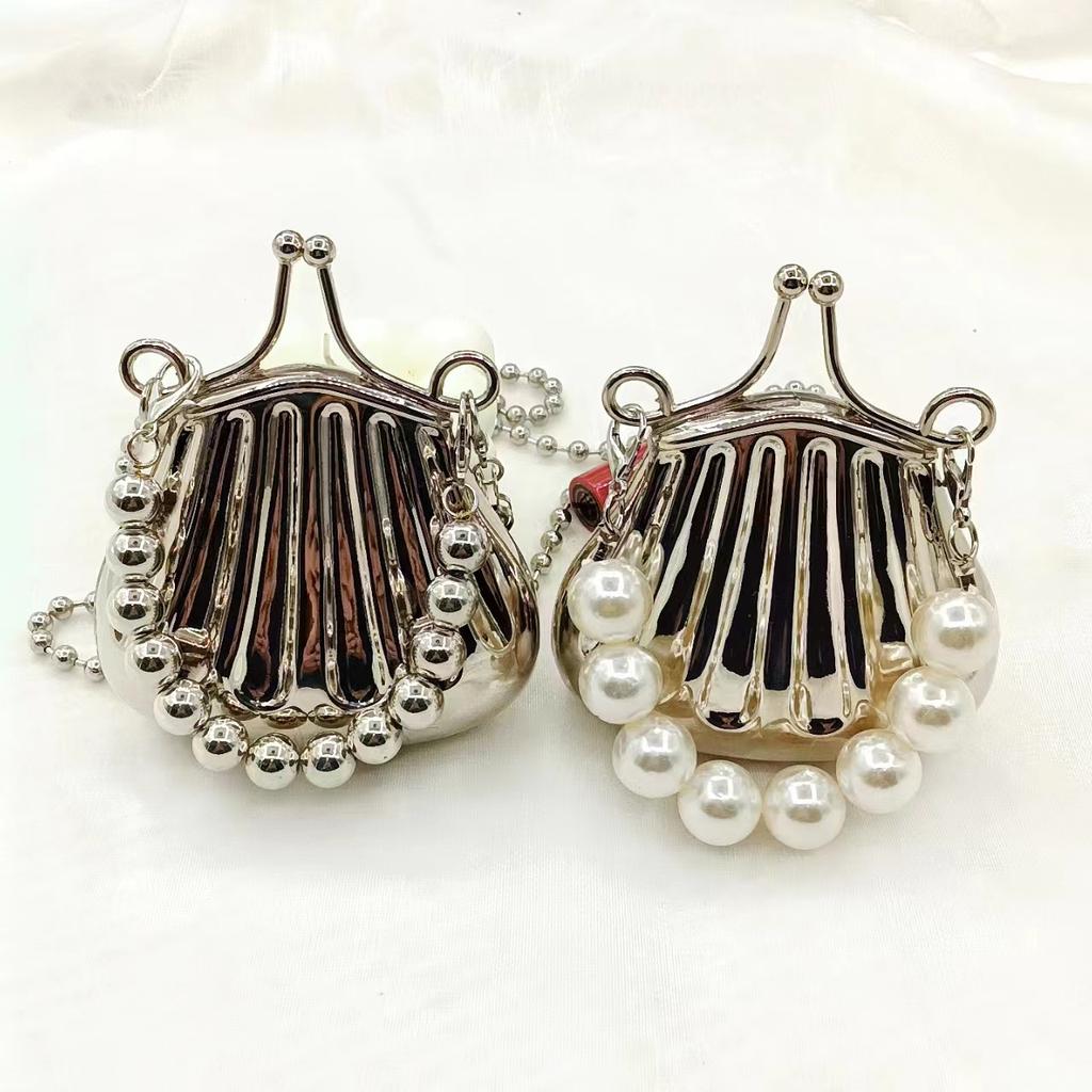 Fashion Metal Lipstick Bag For Women Luxury Dinner Bag Designer Shell Bag High Quality Shoulder Bags Cute Purses Crossbody Bag