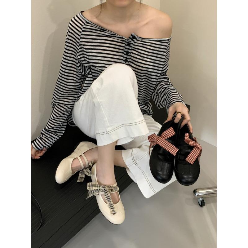 Spring and Autumn two wear Mary Jane shoes high heels Mori buckle inner height increase shallow mouth single shoes 2025 women's shoes