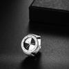 Ring Watch Finger Ring Waterproof Analog Watch Silver Free Size for Women and Men