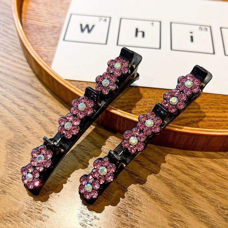 1Set Hair Bands Hair Clips for Bangs and Fringe Secure Hold All Day Comfort Wear Slip proof Grip Easily Braided Hair Bands