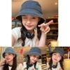Stylish Denim Bucket Hat For Women Breathable Sun Protection Spring Summer Fashion