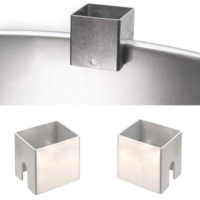 Set of 3 Stainless Steel Grill Spacers Fire Plate Rack Fire Plate Distance for Fire Barrel and Plancha Plate Separation