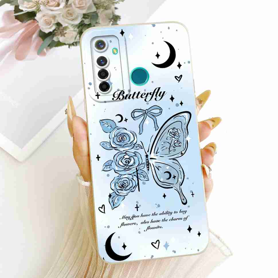 Shockproof Case For Realme 5 Pro Casing Popular Cute Rabbit Soft Matte Cover Realme5 Pro 5Pro RMX1971 RMX1973 Phone Case