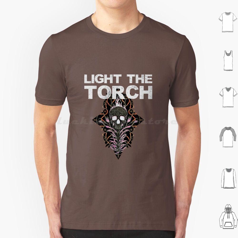 Metal Fan Art Light The Torch T Shirt 6xl Cotton Cool Tee Metal Metalband Light The Torch Metalcore Bandshirt Metalheads