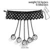 Creative Vintage Black Lace Finger Wrist Chain Rings Bracelets For Women Metal Connecting Hand Harness Bangles Punk Jewelry