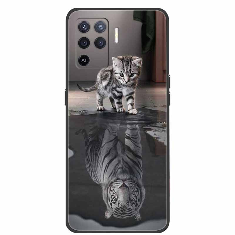 For Coque OPPO Reno5 Lite Case Shockproof Soft silicone TPU Back Cover For Oppo Reno 5Z 5 Lite Phone Case 5Lite CPH2205 Fundas