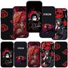Case for Samsung Galaxy S25 S24 S23 iPhone 16 15 Xiaomi Redmi Note 14 13 12 16E 8 X 11 Pro Max XR OPPO Moto Huawei Akatsuki Naruto Itachi Uchiha Cover