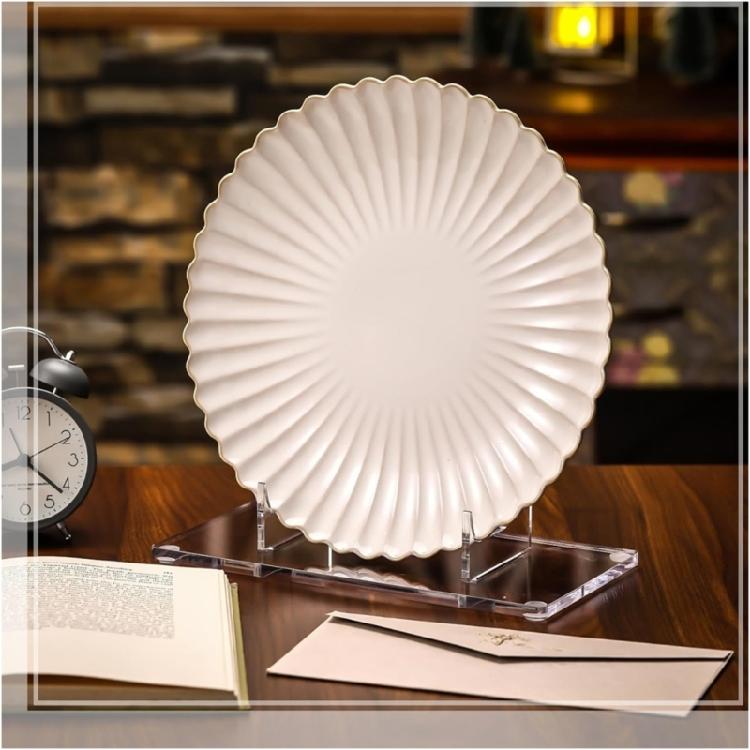 Acrylic Display Holders Plastic Display Stand Easel for Decorative, Clear Easel Stand for Postcard and Small Pictures