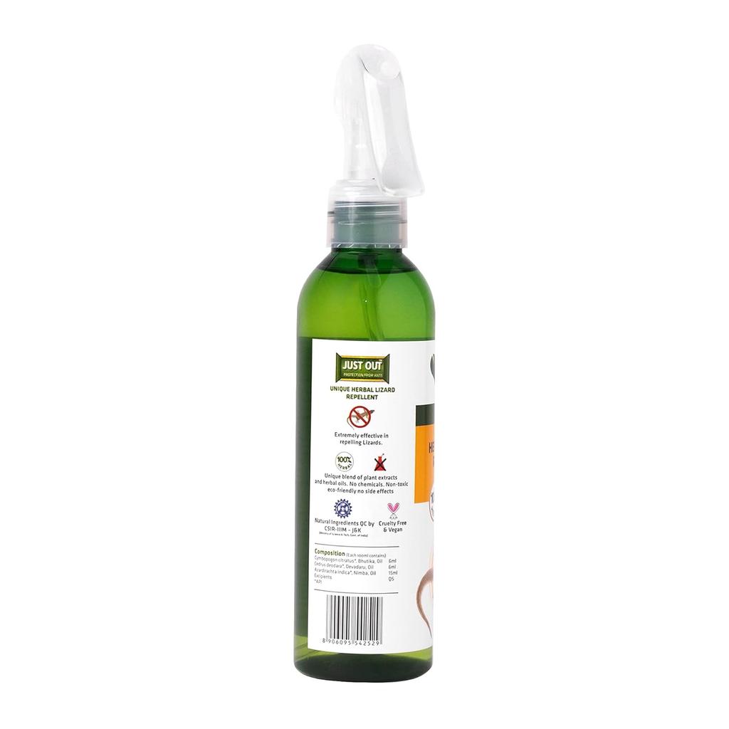 Repellent Spray - 200ml | Smarter Way To Shuu Lizards Away | 100% Herbal and Chemical Free | Baby and Pet Safe