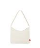 Covernat Woman Clover Heart Nylon Hobo Bag Ivory