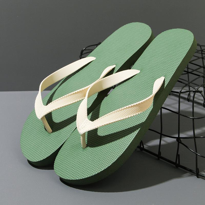 Slippers men's new outdoor pinch men's non-slip personalized sandals Guochao flip-flops trend wearing beach shoes