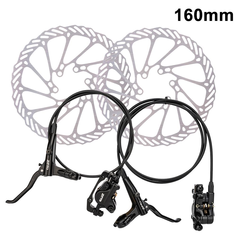 ZTTO MTB Hydraulic Disc Brake 2 Piston Oil Pressure Brakes Lightweight XC Trail Calipers Metal Pads 160 180mm Rotors M6100 M8100