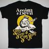 Amigo Der Teufel Frosch Kurzarm Baumwolle Schwarz Alle Größen Geschenk Shirt