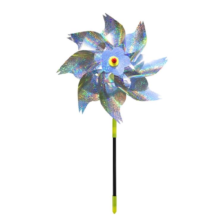 6pcs Bird Repellents Windmills Multifunction Garden Yard Party Background