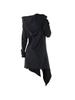 Available Gothic Medieval Court Evening Dress - Retro, Hooded, Zipper with Waist-Cinching, European and American Style.