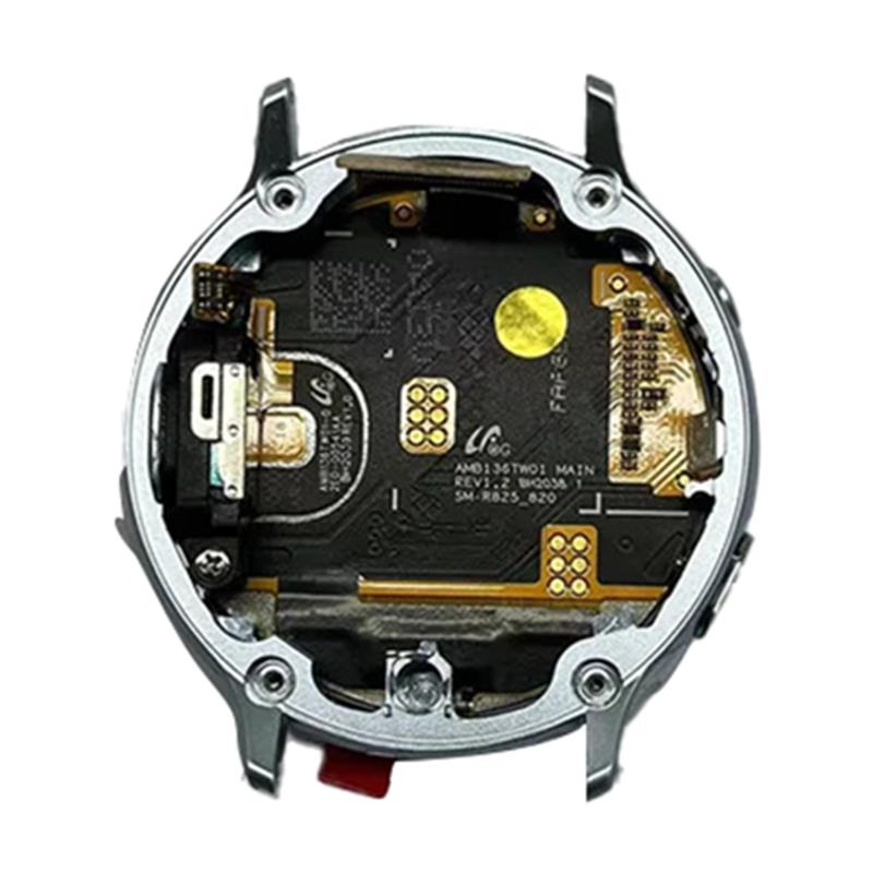 

For Samsung Galaxy Watch Active2 44mm SM-R820 825 Grade S OEM LCD Screen and Digitizer Assembly+Frame (without Logo) Silver