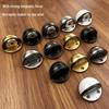 Thickened Magnetic Stainless Steel Half-Round Door Stopper for Bathrooms and Bedrooms - No-Drill Anti-Collision Design