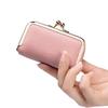 Sac de Rangement Exquis en Cuir pour Bijoux Boîte de Rangement pour Bijoux Couleur Unie Sac à Maquillage Femme Filles