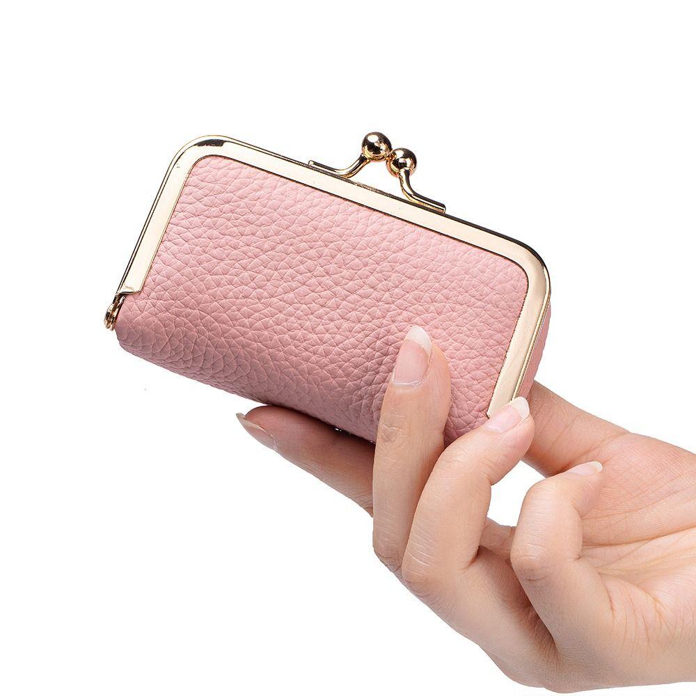 Exquisite Leather Jewelry Storage Bag Solid Color Jewelry Storage Box Cosmetic Bag Woman Girls