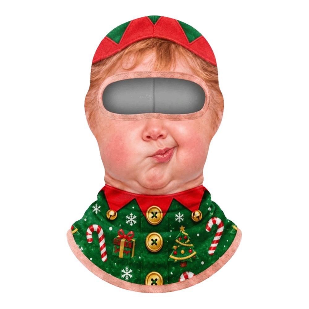 Windproof Ski Balaclava Thermal Fleece Face Cover Printed Full Face Mask  Winter