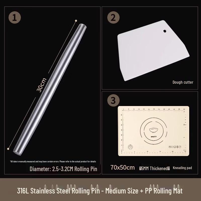 316L Stainless Steel Rolling Pin