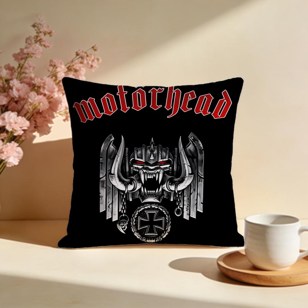 Stylish MMotorheadsful Cushion Cover Stylish Washable Pillow Cover Ideal for Couch Bedroom Car Decoration