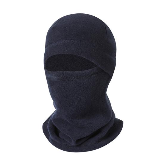 2Pcs/Set Winter Hat Scarf Set Solid Color Polar Fleece Thickened Riding Hat