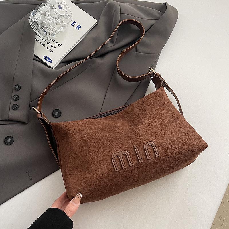 

Большая вместительная сумка для женщин в осенне-зимний модный кроссбоди сумка для женщин Ins Niche Универсальная сумка-пельмень на одно плечо