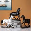 Chinese Zodiac Horse Resin Figurine Decorative Ornament Home Office New Style Vintage Gift