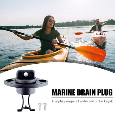 6-1PCS Stainless Steel Drain Boat Garboard Drain Bung Plug Raft Kayak Screw Sealing Plugs Replacement Nautical Accessories
