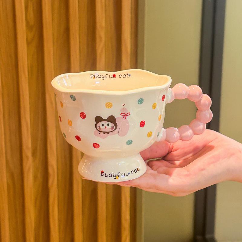 

Cute puppy mug couple ceramic mug for friends, sisters, souvenirs, girls, girlfriends, birthday gifts 401-500ml