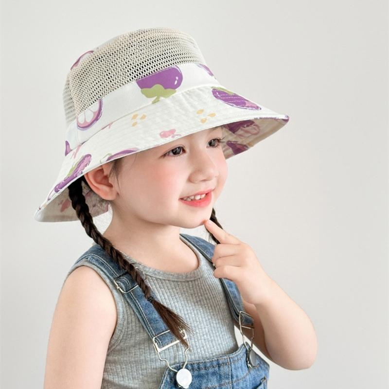 Lightweight Foldable Childrens Sun Hat Sun Protection Wide Brimmed Outdoor Beach Hat